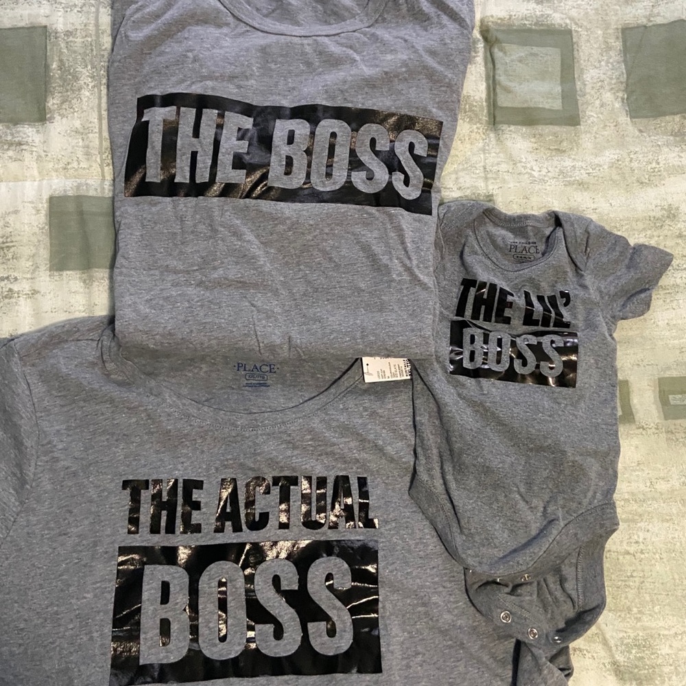 children’s place Family matching tee bundle boss